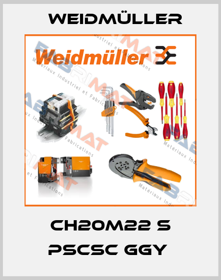 CH20M22 S PSCSC GGY  Weidmüller
