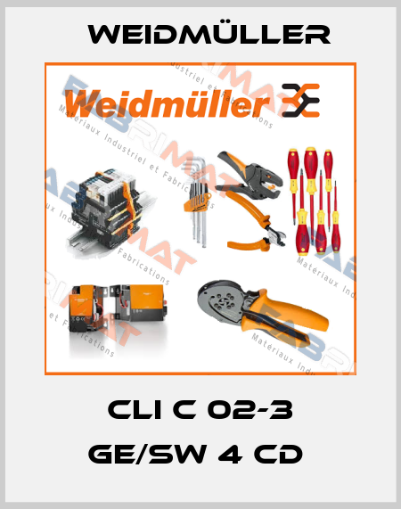 CLI C 02-3 GE/SW 4 CD  Weidmüller