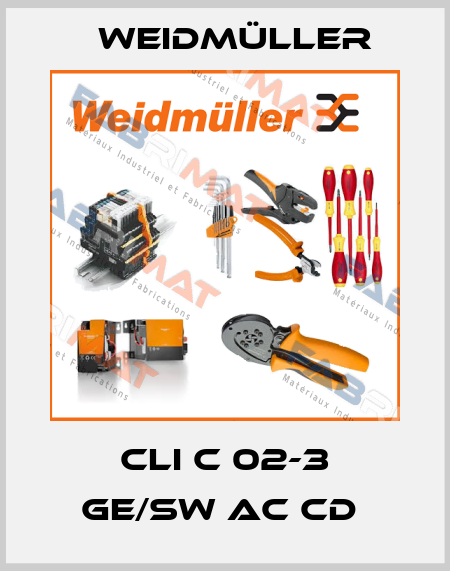 CLI C 02-3 GE/SW AC CD  Weidmüller