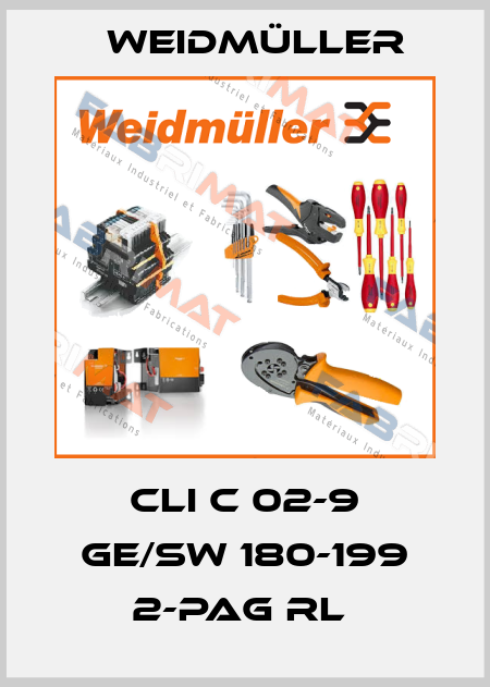 CLI C 02-9 GE/SW 180-199 2-PAG RL  Weidmüller