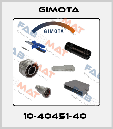 10-40451-40  GIMOTA