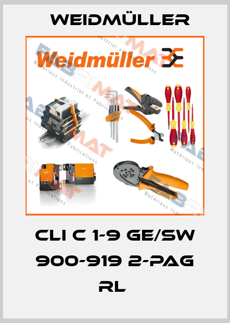CLI C 1-9 GE/SW 900-919 2-PAG RL  Weidmüller