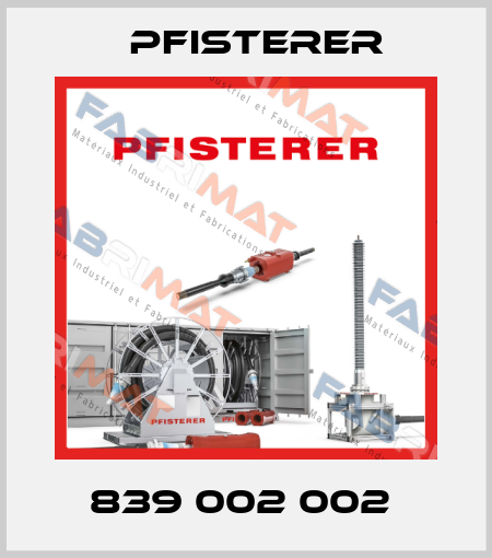 839 002 002  Pfisterer