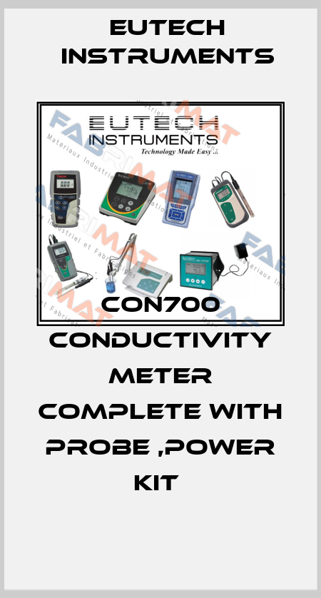 CON700 CONDUCTIVITY METER COMPLETE WITH PROBE ,POWER KIT  Eutech Instruments
