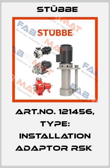 Art.No. 121456, Type: Installation adaptor RSK  Stübbe