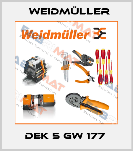 DEK 5 GW 177  Weidmüller