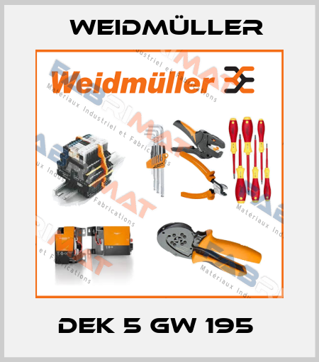 DEK 5 GW 195  Weidmüller