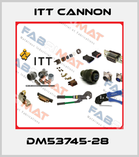 DM53745-28  Itt Cannon