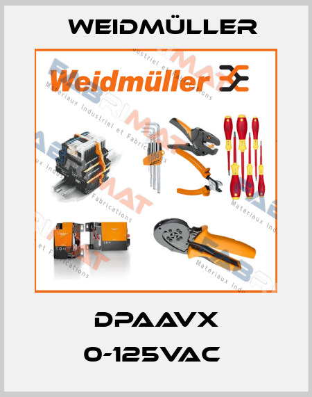 DPAAVX 0-125VAC  Weidmüller