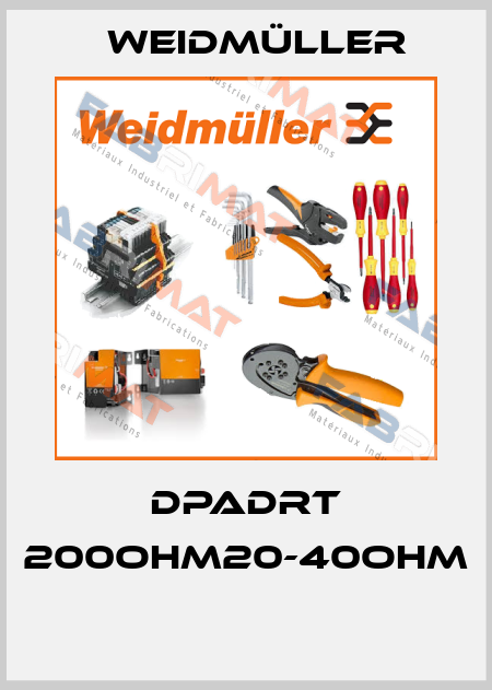 DPADRT 200OHM20-40OHM  Weidmüller