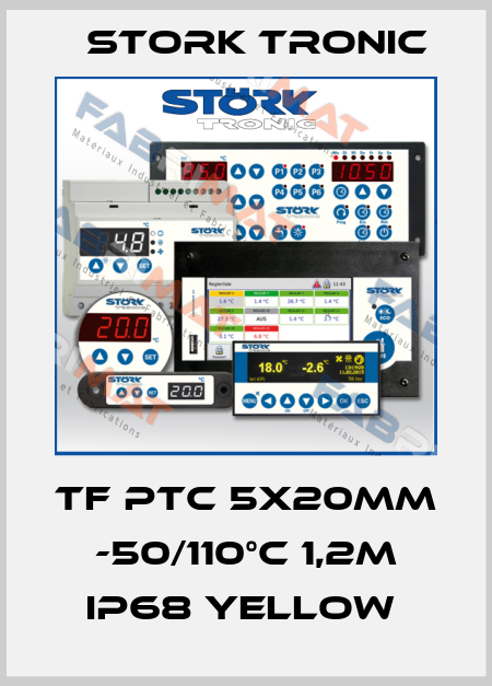 TF PTC 5x20mm -50/110°C 1,2m IP68 yellow  Stork tronic