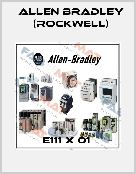 E111 X 01  Allen Bradley (Rockwell)
