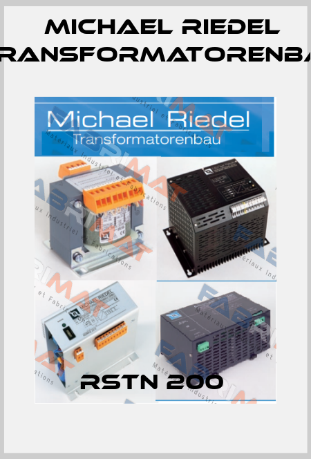 RSTN 200  Michael Riedel Transformatorenbau