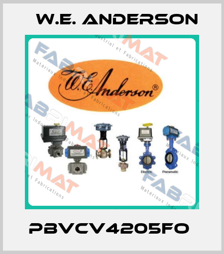 PBVCV4205FO  W.E. ANDERSON