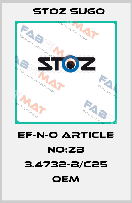 EF-N-O ARTICLE NO:ZB 3.4732-B/C25 OEM Stoz Sugo
