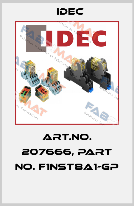 Art.No. 207666, Part No. F1NST8A1-GP  Idec