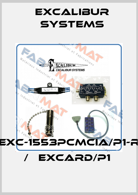 EXC-1553PCMCIA/P1-R   /   EXCARD/P1  Excalibur Systems