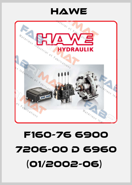F160-76 6900 7206-00 D 6960 (01/2002-06)  Hawe