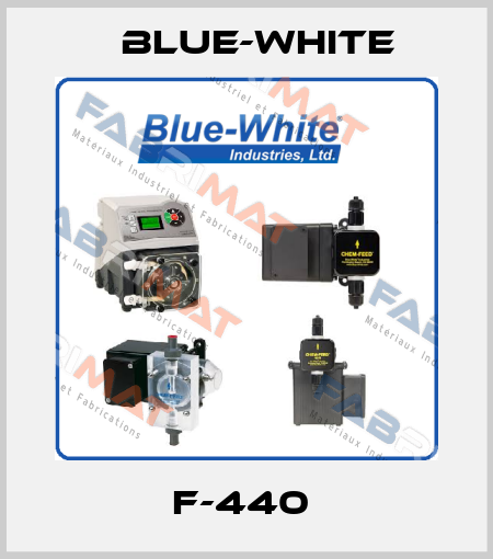 F-440  Blue-White