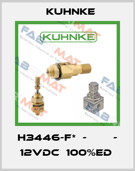 H3446-F*  -        - 12VDC  100%ED  Kuhnke