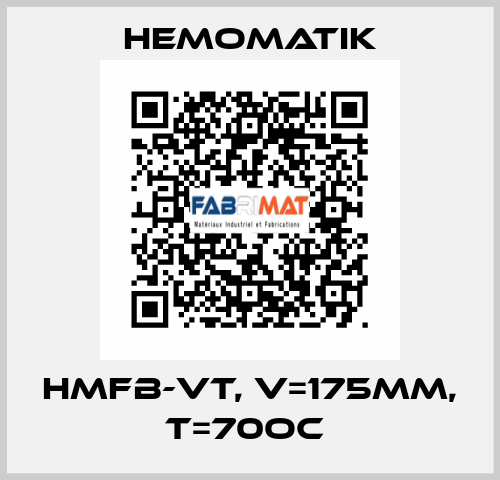 HMFB-VT, V=175MM, T=70OC  Hemomatik