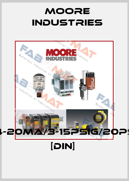 IPT2/4-20MA/3-15PSIG/20PSI/-FA1 [DIN]  Moore Industries