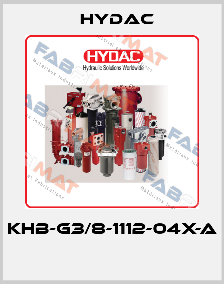 KHB-G3/8-1112-04X-A  Hydac