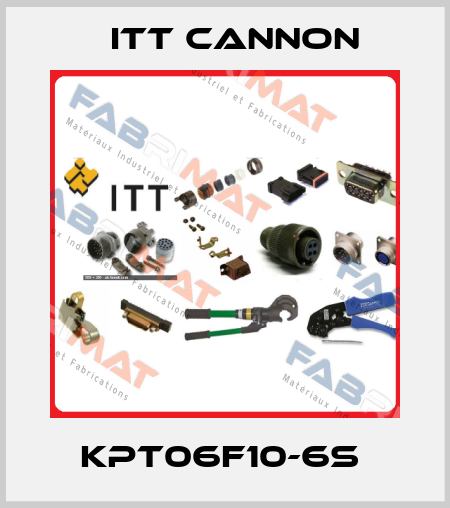 KPT06F10-6S  Itt Cannon
