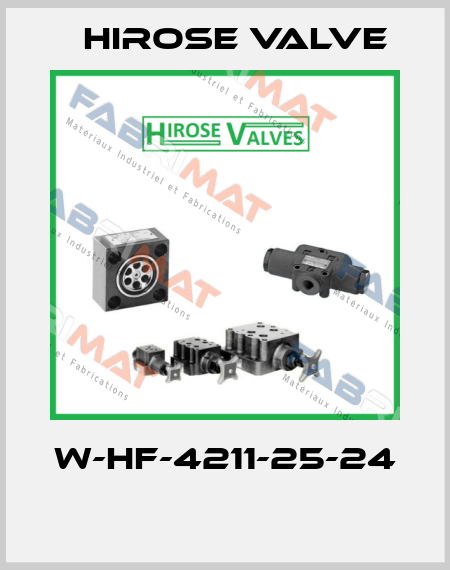 W-HF-4211-25-24  Hirose Valve