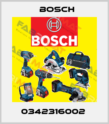 0342316002  Bosch