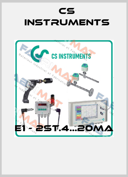 E1 - 2St.4...20mA  Cs Instruments