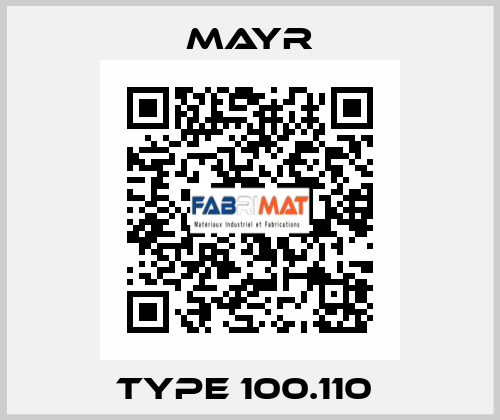 Type 100.110  Mayr