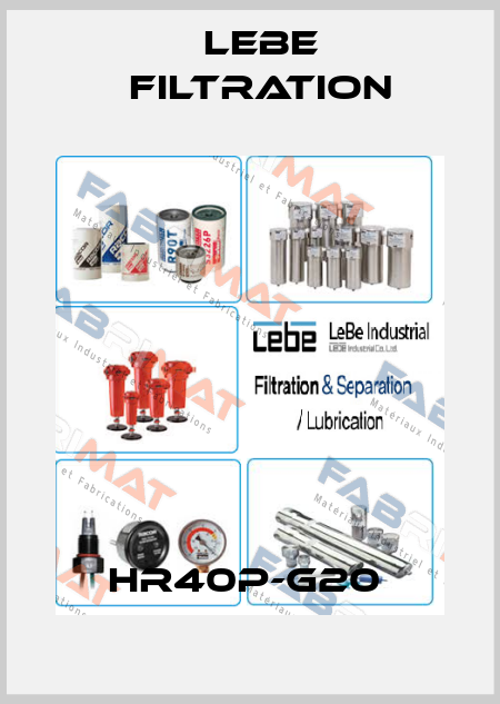 HR40P-G20  Lebe Filtration