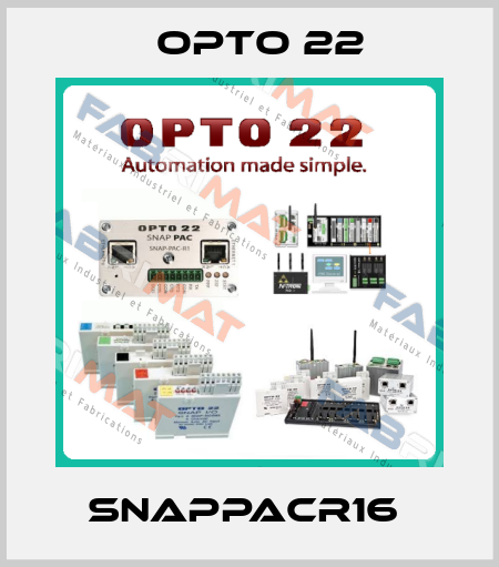 SNAPPACR16  Opto 22
