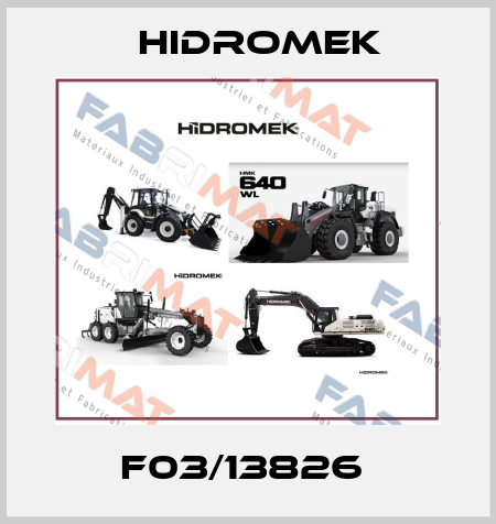 F03/13826  Hidromek