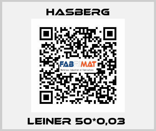 LEINER 50*0,03  Hasberg