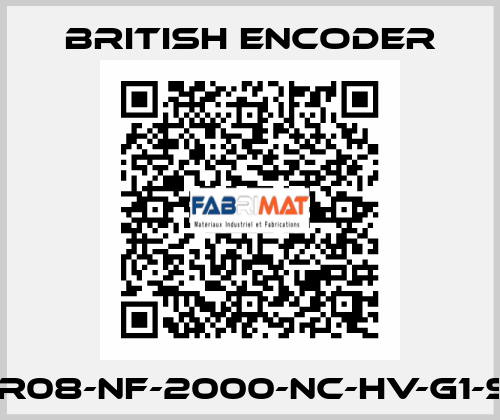 260/2-R08-NF-2000-NC-HV-G1-ST-IP50 British Encoder