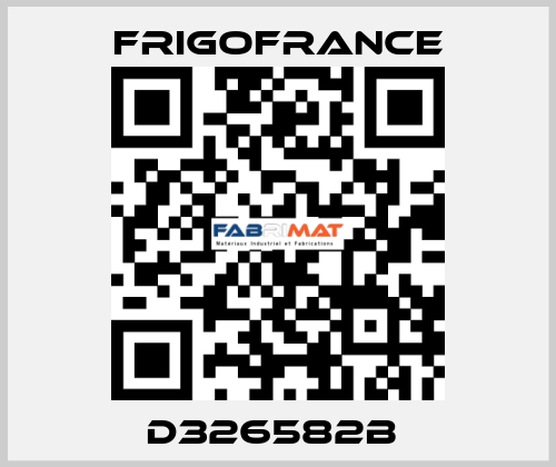 D326582B  Frigofrance