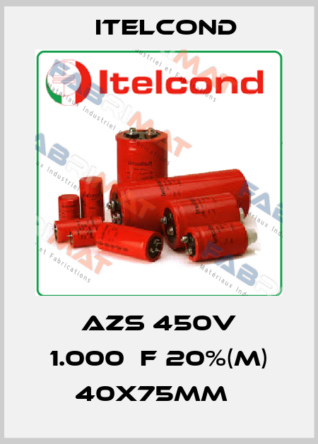AZS 450V 1.000µF 20%(M) 40x75mm   Itelcond