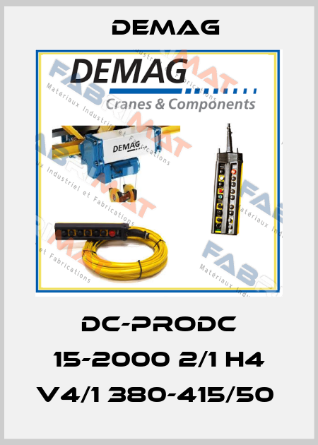 DC-ProDC 15-2000 2/1 H4 V4/1 380-415/50  Demag