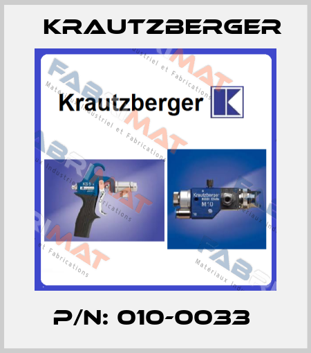 P/N: 010-0033  Krautzberger