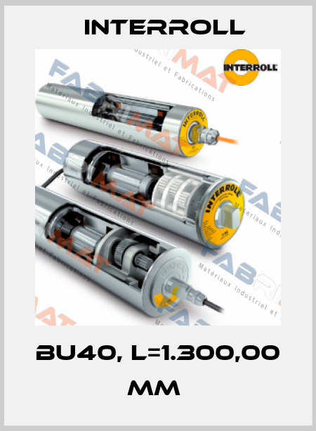 BU40, L=1.300,00 mm  Interroll