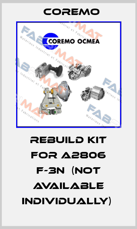 rebuild kit for A2806 F-3N  (not available individually)  Coremo