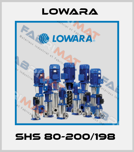 SHS 80-200/198  Lowara