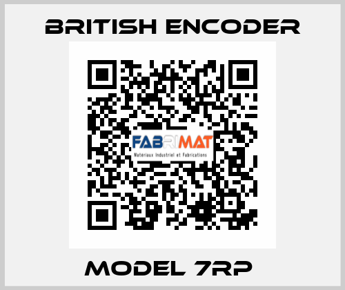 Model 7RP  British Encoder