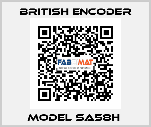 Model SA58H  British Encoder
