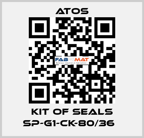 Kit of seals SP-G1-CK-80/36   Atos