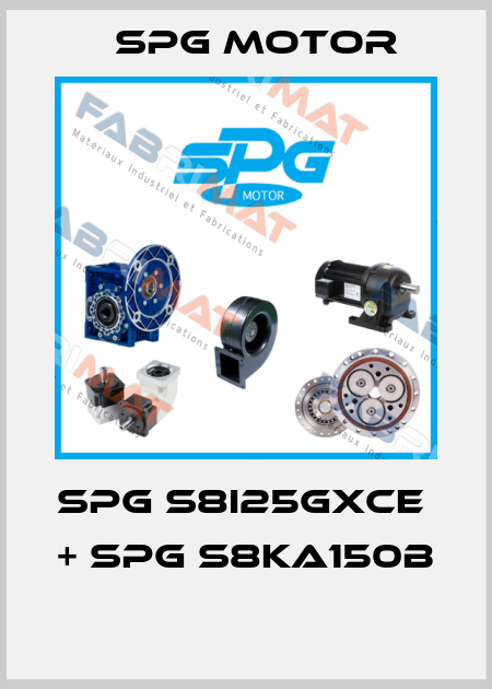 SPG S8I25GXCE  + SPG S8KA150B   Spg Motor