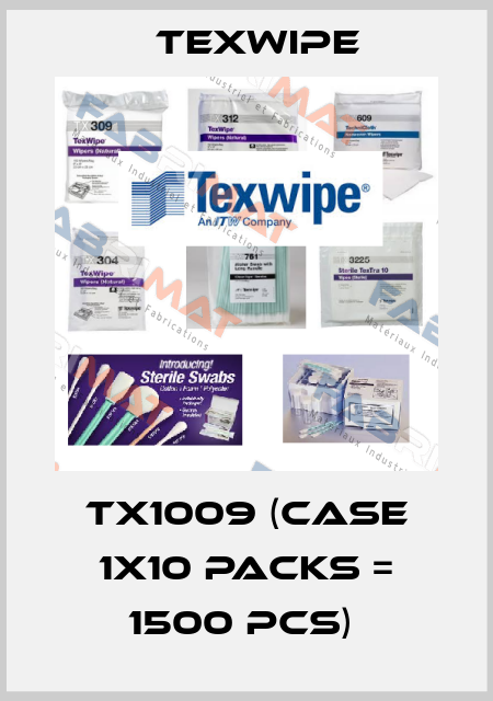 TX1009 (case 1x10 packs = 1500 pcs)  Texwipe