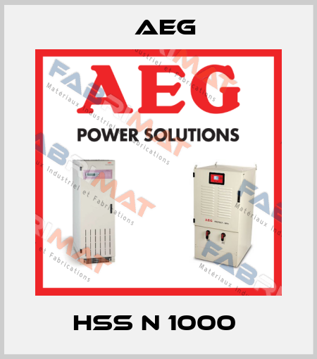 HSS N 1000  AEG